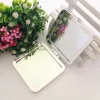 Wholesale of plastic student portable flip cover makeup mirror, round heart-shaped little girl 3D image small mirror details Picture